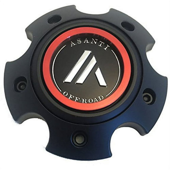 Asanti Offroad Matte Black Wheel Center Cap (QTY TWO) PN :130L1335SB