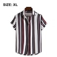 thumbnail image 2 of Camisas a rayas para hombre de Floerns Camisas casuales de manga corta con botones, 2 of 8