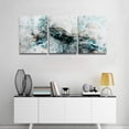 thumbnail image 5 of 3 Piece Abstract Module Canvas Wall Art Simplicity Hanging Painting for Living Room Bedroom Office, 12x16 Inch with Inner Framed Canvas Prints Wall Decor Contemporary Watercolor Home Artwork, 5 of 6