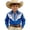 Blue-V, variant on Boys' 3D Print Western Cowboy Shirt Long Sleeve V Neck Button Up Top Blue 10 Y-11 Y