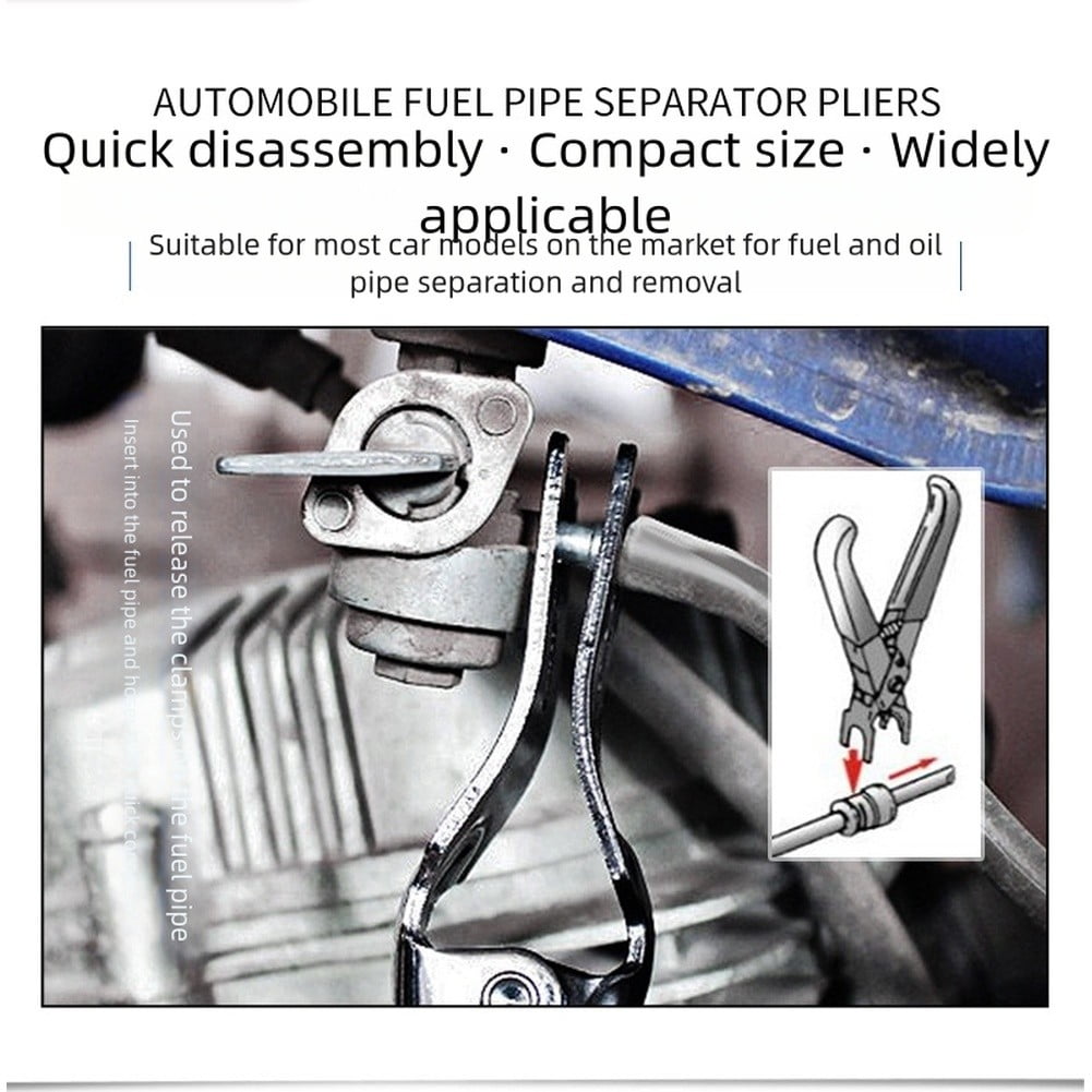 Automotive Fuel Line Disconnect Pliers 3Pc Set Alloy Forged Quick Release Hose Alloy Green Red Bule Easy To Use High Quality