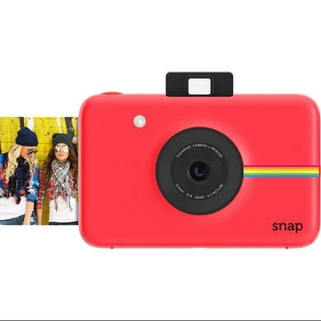 Polaroid Snap Instant Digital Camera (Red) wih ZINK Zero Ink Printing