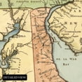 thumbnail image 4 of HISTORIX Vintage 1757 Virginia and Maryland Map Print - Vintage Map of Virginia & Maryland Poster - Carte de la Virginie et du Maryland, 4 of 7