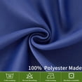 thumbnail image 6 of Blue Valances for Windows Blackout Valance Rod Pocket Thermal Insulated Window Treatment Tiers Solid Short Curtain for Small Window Bedroom 52 x 18 Inches 1 Panel Navy Blue, 6 of 6