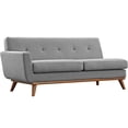 thumbnail image 4 of Modway Engage Left-Arm Upholstered Fabric Loveseat in Wheatgrass, 4 of 15