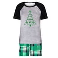thumbnail image 3 of Pijamas navideños familiares de manga corta y pantalones cortos Herrnalise, conjuntos a juego con estampado de árboles, pijamas familiares navideños 2024, conjuntos de pijamas navideños a juego, ropa, 3 of 5