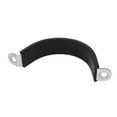 thumbnail image 3 of 45mm EPDM Rubber Lined U Shaped Saddle Clamp Tube Pipe Clips 5 Pcs, 3 of 5