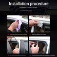 thumbnail image 4 of Riwesomey Los altos agujeros de la elasticidad 6 formaron la tira insonora del lacre para la protección de borde de los coches para la chapa Ventana automotriz, 4 of 6