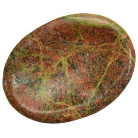 RBI Worry Stone Pocket Size Unakite Hold For Stress Anxiety (Best Over The Counter Anxiety Relief)