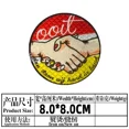 thumbnail image 4 of Parches con el emblema de Oeteldonk, insignias de carnaval para los Países Bajos, parches termoadhesivos para ropa, parches bordados de rana para ropa, 4 of 5