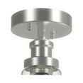thumbnail image 4 of Better Homes & Gardens 12" Farmhouse Nickel Flush Mount Ceiling Light, Metal Base Clear Glass Shade, 4 of 10