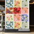 thumbnail image 2 of NUZYZ Flower Wall Panel Artificial Rose Wedding Bridal Baby Shower Party DIY Square 3D Floral Wall Backdrop Decoration, 2 of 9