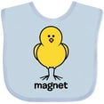 thumbnail image 3 of Inktastic Chick Magnet Boys Baby Bib, 3 of 4