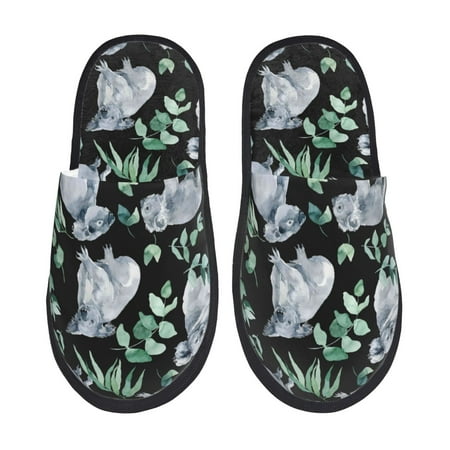 

Slippers for Women Cartoon Koala Bear Womens Slippers Fuzzy Winter House Shoes Soft Anti-Skid Slippers Indoor and Outdoor