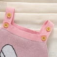 thumbnail image 4 of UACY Baby Girl Boy Easter Outfit Bunny Romper Sleeveless Knit Bodysuit Jumpsuit My First Easter Spring Clothes, 4 of 9