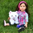 thumbnail image 6 of Sophia’s White Plush Kitty Cat and Accessories Set for 18" Dolls, 6 of 10