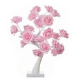 thumbnail image 1 of Lámpara de Árbol Pequeña de Rosas 24 Luces LED ANGGREK Blanco Rosa, 1 of 8