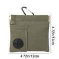 thumbnail image 3 of Dog Treat Pouch,Portable Dog Training Treat Bag | Leakproof Clip-On Design with Built-In Waste Bag Dispenser | Auto Closing Dog Walking Bag for Puppy Travel or Outdoor Use,Army Green, 3 of 9