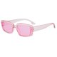 thumbnail image 1 of Gafas de sol irregulares Hombres y mujeres de moda que conducen Gafas de sol de hip hop Marco pequeño Gafas de sol de color gelatina Rosa 2pcs LingWen 9024735091974, 1 of 2