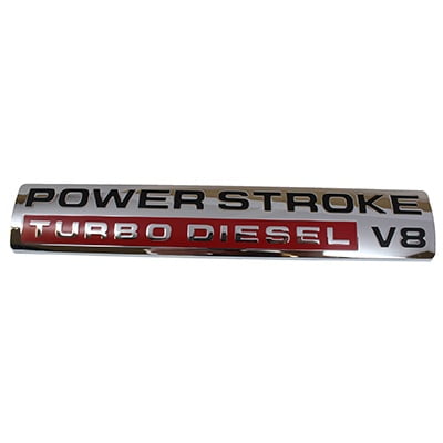 OEM 5C3Z-9942528-AA Power Stroke Turbo Diesel V8 Chrome Pair Set for Ford Pickup OEM 5C3Z-9942528-AA Power Stroke Turbo Diesel V8 Chrome Pair Set for Ford Pickup
