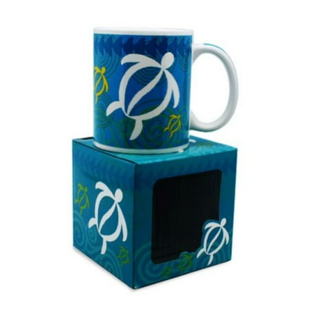 Gt3 Cup - Hawaiian Coffee Mugs 4 Pack Swirling Honu