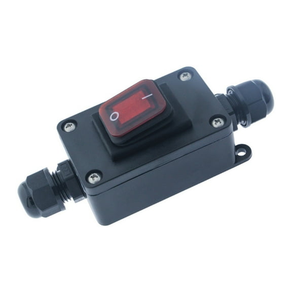 Push Button Inline-Switch 220V 30A Machine Push Button-Switch Rocker-Switch Ip66
