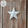 thumbnail image 5 of VHC Brands Patriotic Faceted Metal Star White Wall Hanging 4x4, Independence Day Decor, American Star Design, Distressed Appearance Metal Wall Hanging, Star Shape, Country, Matte White, 5 of 6
