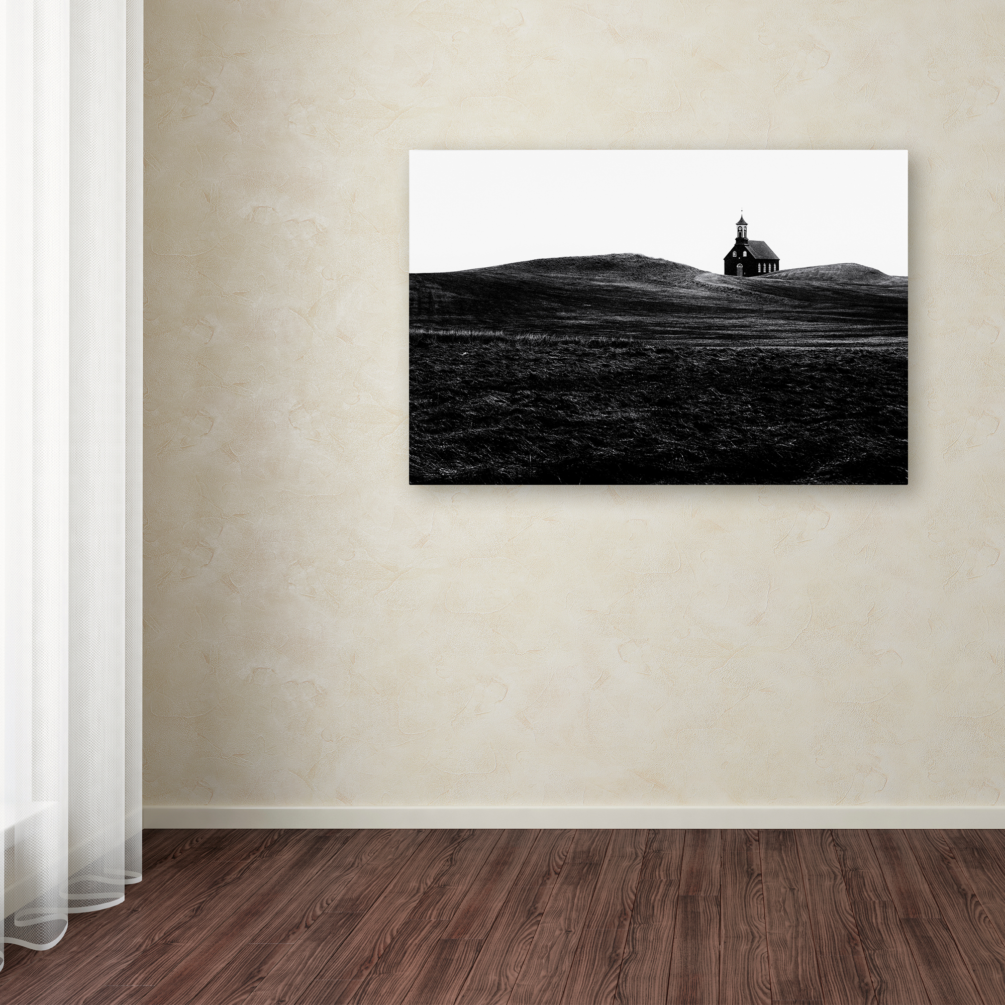 Trademark Fine Art 'Black Chapel' Canvas Art by Julien Oncete