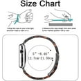 thumbnail image 6 of KOMI Band Replacement for Apple Watch 49mm 45mm 44mm 42mm 41mm 40mm 38mm Women Men Fashion Resin Wirstband Bracelet Strap for iWatch Ultra 2/1 Series 9 8 7 6 SE 5 4 3 2 1, 6 of 6