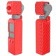 thumbnail image 3 of Funda protectora de silicona suave para lente de cámara Vhermosa para DJI OSMO POCKET Rojo, 3 of 8