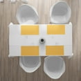 thumbnail image 3 of Ambesonne Yellow and White Place Mats Set of 4, Shabby Blossom, Standard Size, Marigold White, 3 of 4