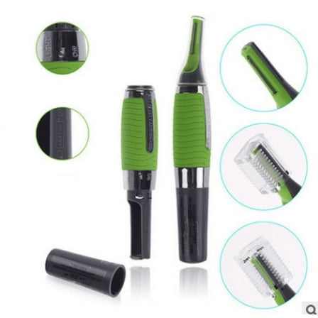 All in One Men Nose Ear Face Neck Eyebrow Hair Mustache Beard Trimmer Shaver Clipper Remover