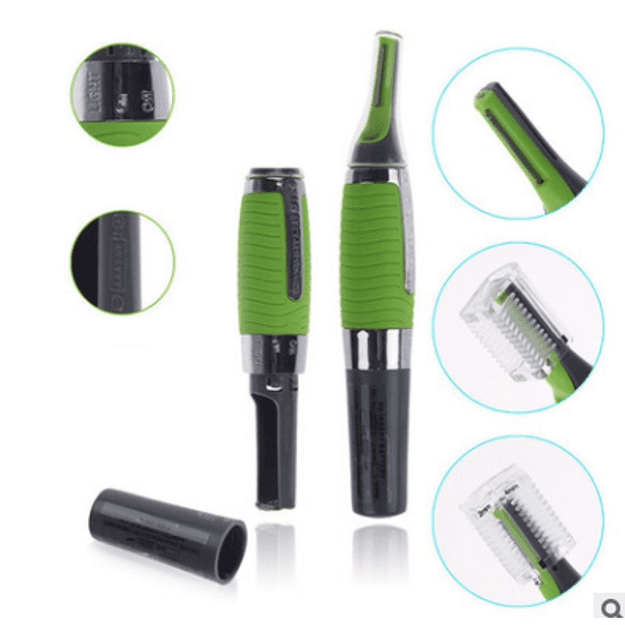 All in One Men Nose Ear Face Neck Eyebrow Hair Mustache Beard Trimmer Shaver Clipper Remover