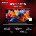 thumbnail image 2 of Lenovo IdeaPad 3i Laptop, 15.6" FHD Touchscreen Display, Intel Core i3-1115G4 (Beat i5-1035G4), 8GB DDR4 RAM,256GB PCIe SSD, Windows 11 Home, Grey, 2 of 5