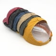 thumbnail image 5 of Sombrero de visera de verano Yinane 2 Piezas Borgoña Amarillo, 5 of 5