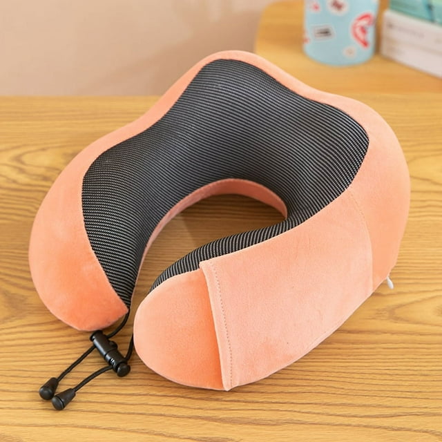 Almohada en forma de U Almohada para el cuello de algodón viscoelástico Almohada para el cuello Almohada para el cuello en forma de U Almohada para viajes de negocios