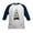 Navy/White, variant on CafePress - Bernese Mt Dog Xmas Tree Baseball Jersey - Kids Cotton Baseball Jersey, 3/4 Sleeve Shirt