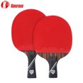 thumbnail image 5 of KOKUTAKU X6 Star Ping Pong Paddle Advanced 7 Plywood Ebony Carbon Table Tennis Racket Set for Training School Club 2 FL Rackets, 5 of 5
