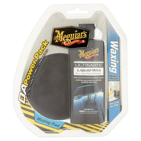 Meguiar's DA Power Pack Ultimate Liquid Wax and Waxing Pad