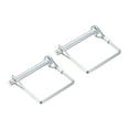 thumbnail image 1 of Unique Bargains 2Pack 3/16' Dia Trailer Coupler Pin, 2' Long Coupler Pin Shaft Locking Pin, Square Pto Pin, 1 of 4