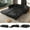 92.1'' Black, variant on 92.1'' King Pull out Sofa Bed, Convertible Futon Couch, 3-in-1 Faux Leather Sleeper Sofa with Tufted Back, 2 Pillows, Gold Legs, Deep Folding Loveseat Couches for Living Room, Apartment, Black
