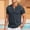 #JIE- Navy, variant on CYiJun George Henley T Shirts for Men Summer Short Sleeve Casual Basic Button T-Shirt