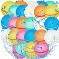 thumbnail image 1 of 24 Pcs Reusable Water Balloons, Summer Toys for Kids, 1 of 5