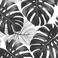 thumbnail image 6 of JEUXUS Palm Leaves Round Tablecloth for Outdoor Picnic Camping and Indoor Kitchen Dining Party White, 6 of 8