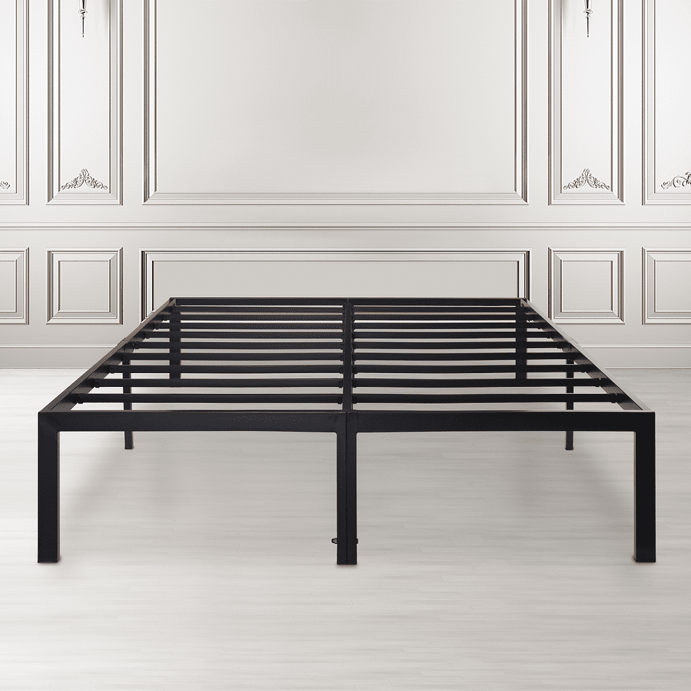 Lusimo 18 inch Tall Heavy Duty Full Metal Platform Bed Frame