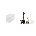 thumbnail image 1 of caso de tejido,Caja de almacenamiento de papel higiénico para montaje en pared,Soporte de pared acrílico para papel higiénico y toallas,Estatua de ciervo alce,Estatua de jirafa de, 1 of 8