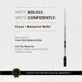 thumbnail image 5 of Cross Universal Ballpoint Pen Refill, Fine Point, Black, 1-Pack (8514), 5 of 5