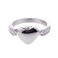 thumbnail image 3 of Anillo de de corazón con incrustaciones de cristal, recuerdo , joyería, anillo de Rembrance Yuyangstore Joyas de cremación para cenizas, 3 of 8