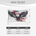 thumbnail image 3 of Fotbe American Flag Eagle Art Pillow Cases - Envelope Closure - Luxury, Extra Soft, Cooling Pillow Covers - Wrinkle, Fade, Stain Resistant-20"x30", 3 of 8