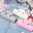 thumbnail image 3 of 9 Pcs Clip Tool Picture Large Clips for Drawing Clips Fixing Holders Clips for Diamonds Craft Embroidery Supplies Clips Locators Plastic Crafts Diamond Drawing, 3 of 5